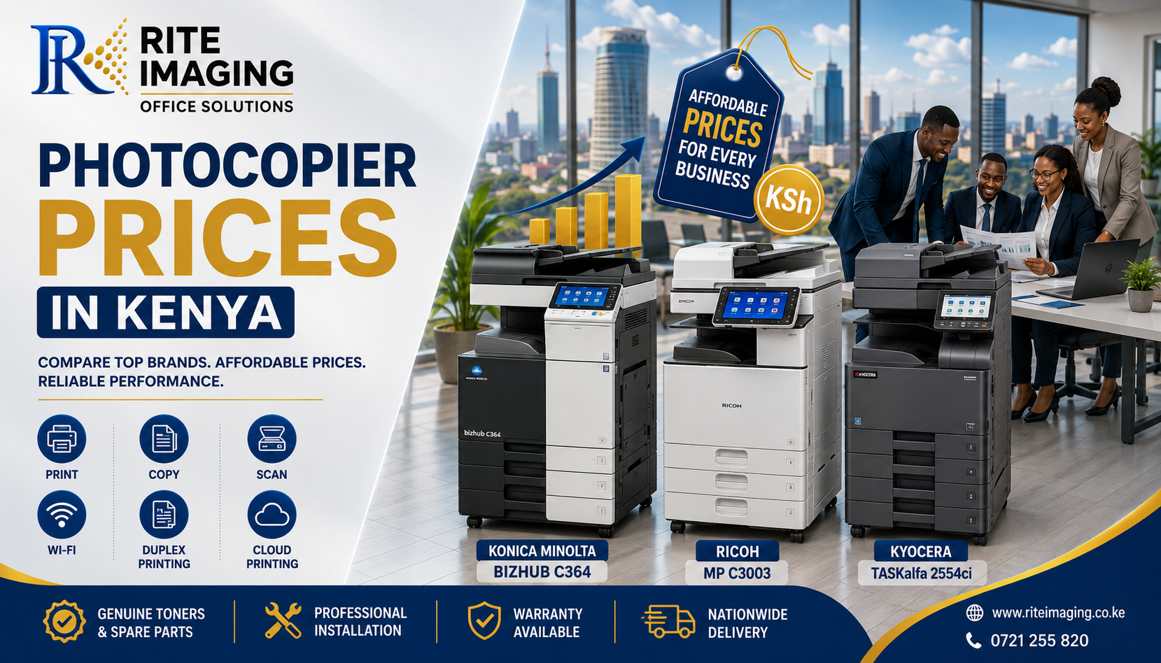Photocopier Prices in Kenya (2026 Guide): How Much Does a Photocopier Cost? Brands, Features & Buying Tips